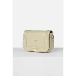 Van Heusen Women Beige Solid Casual Sling Bag with Detachable Strap image 2