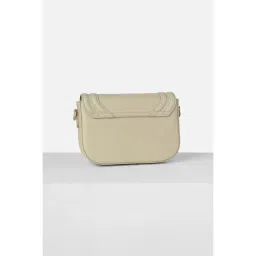 Van Heusen Women Beige Solid Casual Sling Bag with Detachable Strap image 3