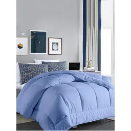 Razzai Microfiber Sky Blue Mild Winter 300Gsm Single Bed |Quilt|Dohar-picture-11