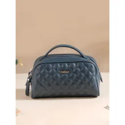 Nestasia Blush Blue Multipurpose Quilted Makeup Pouch image 1