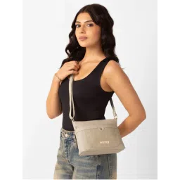 Caprese Women Beige N Vilano Solid Crossbody Sling Bag (S)-picture-26