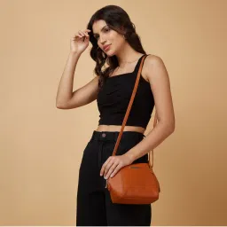 Caprese Women Holden Tan Sling Bag (S)-picture-25