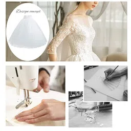 kitty fashion 6 Layer Petticoat for Ball Gown and Bridal Lehenga image 2