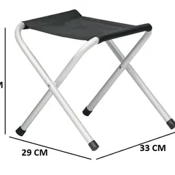 brushfinch Multipurpose Light Weight Foldable Laptop Stool Fishing Chair Picnic Beach Bath Barbecue Chair Folding Stool, Camping Chair, Outdoor Portable Adults for Fishing, Hunting, Sitting 1, Multi. image 2
