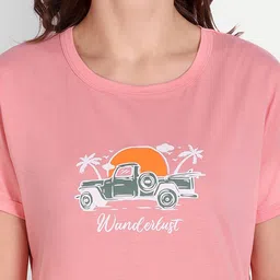 Bedtime story Printed Pure Cotton T-shirt With Printed Shorts image 2