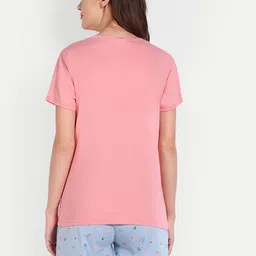 Bedtime story Printed Pure Cotton T-shirt With Printed Shorts image 5