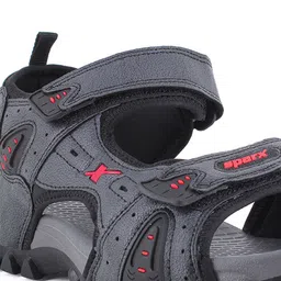 Sparx Men Black & Red Solid Sports Sandals image 4