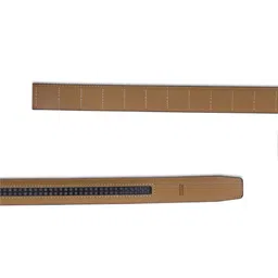 HALDEN Men Textured Leather Formal Belt image 3