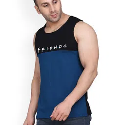 SLOWLORIS Friends Printed Bio Wash Innerwear Gym Vests image 5