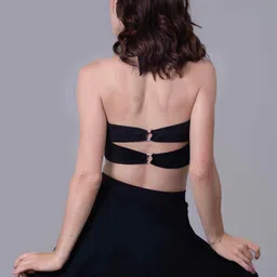 Keepfit Padded Halter Neck Top With Skirt Swim Set image 2