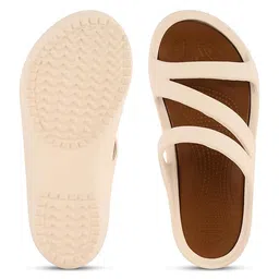 glj Women's Comfort Slide Sandals, Pink and Black, Multi-Strap Design image 4