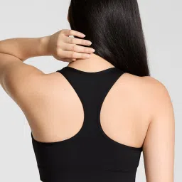 victoria's secret intimates Victoria's Secret Pink Relay Racerback Sports Bra Black image 2