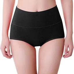 plumbury Women Cotton Full Coverage High Waist|High Rise Panty, Size M-XXL (Pack of 4 Panty) image 2