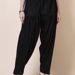 Clora Creation Pack of 2 Woollen Mid-Rise Loose Fit Salwar image 2