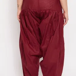 CLORA CREATION PLUS Women Patiala Cotton Salwar image 2