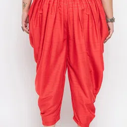 CLORA CREATION PLUS Women Striped Dhoti Pant image 3