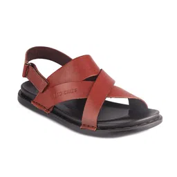 Red Chief Men Tan Leather Comfort Sandals-picture-41