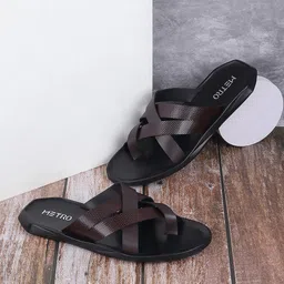 Metro Men Leather Comfort Sandals-picture-39