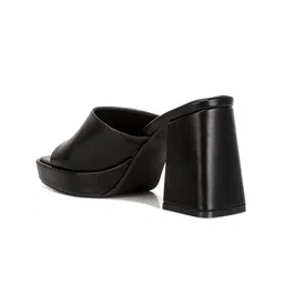 London Rag Open Toe Block Heels image 3