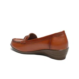 pelle albero Textured Work Wedge Pumps image 3