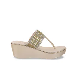 Mochi Woven Design Embellished Wedge image 4