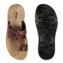 Bata Men One Toe Comfort Sandals With Velcro Closure image 4