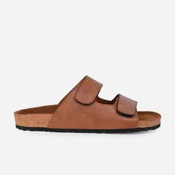 Styli Men Solid Double Strap Sandals image 5