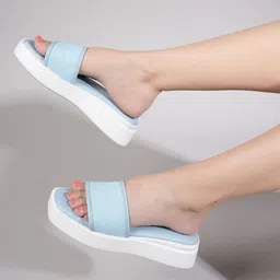 Lavie Striped Block Sandals image 1