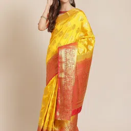 KALINI Woven Design Zari Banarasi Saree-picture-17