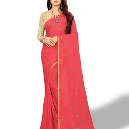 Rhey Ethnic Motifs Printed Zari Festive Saree-picture-37