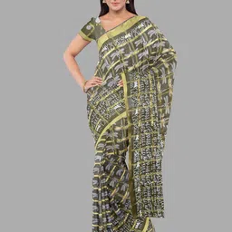 The Chennai Silks Ethnic Motifs Zari Pure Cotton Kovai Saree-picture-16