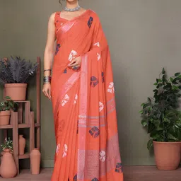 KALINI Tie and Dye Zari Saree-image-74