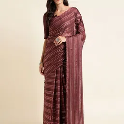 Mitera Striped Pure Georgette Ready to Wear Saree-picture-35