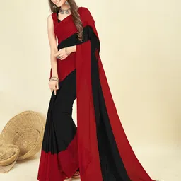 ANAND SAREES Colourblocked Saree-image-72