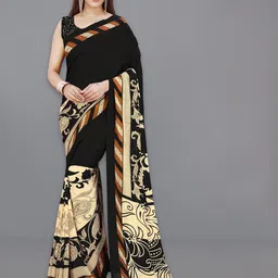 moda rapido ANAND SAREES Ethnic Motifs Printed Saree-picture-33