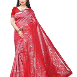 KALINI Woven Design Zari Kanjeevaram Saree image 1