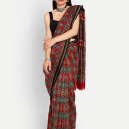 KALINI Ethnic Motifs Printed Pure Cotton Saree-picture-39