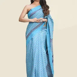 KALINI Ethnic Motifs Printed Pure Cotton Saree-picture-24