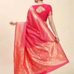 Rujave Woven Design Zari Banarasi Saree image 2