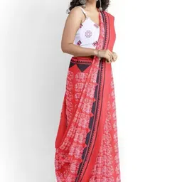 clothonus Ethnic Motifs Printed Block Print Saree image 2