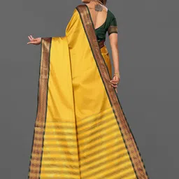 Paramparik Textile Woven Design Zari Silk Blend Banarasi Saree image 4