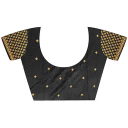 Mitera Mustard Pure Chiffon Saree image 2