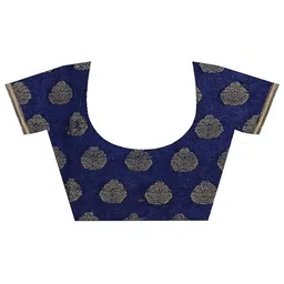 Reboot Fashions Ethnic Motifs Zari Woven Pure Chiffon Saree image 4