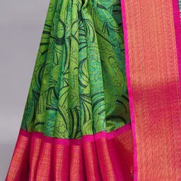 Rhey Ethnic Motifs Printed Zari Silk Cotton Bhagalpuri Saree image 5