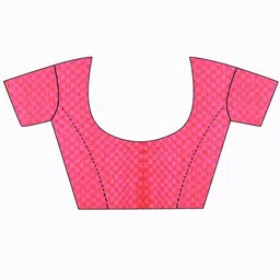 Silk Bazar Magenta & White Pack of 2 Floral Printed Pure Georgette Sarees image 5