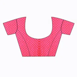 Silk Bazar Magenta & White Pack of 2 Floral Printed Pure Georgette Sarees image 5