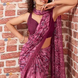 KALINI Geometric Printed Saree image 5