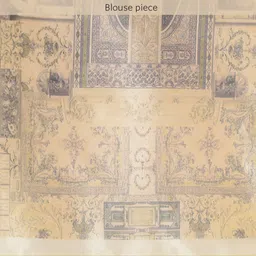 Leeza Store Cream-Coloured & Purple Woven Design Zari Saree image 4