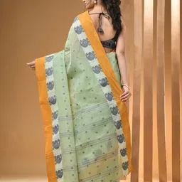 Arhi Ethnic Motif Woven Design Pure Cotton Tant Saree image 3