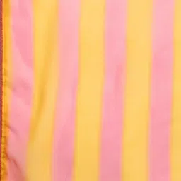 Sangria Orange & Pink Striped Pure Georgette Saree image 5